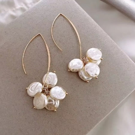 Boucles d’oreilles Fleurs de Nacre