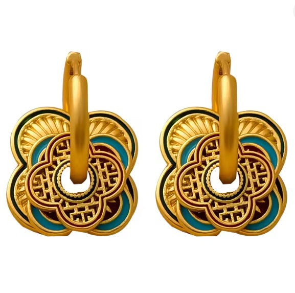 Boucles d’oreilles Goutte Dorée