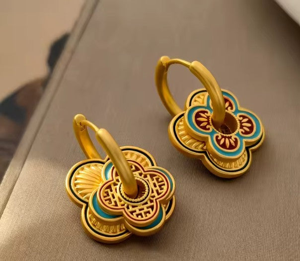 Boucles d’oreilles Goutte Dorée