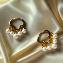 Boucles d’oreilles Cloud Pearl Drops
