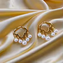 Boucles d’oreilles Cloud Pearl Drops